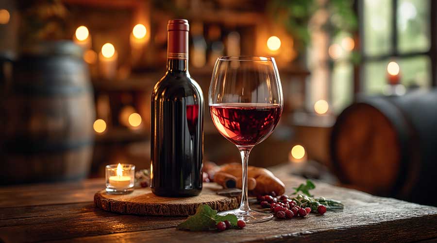 Rượu vang là loại đồ uống có cồn được tạo ra thông qua quá trình lên men nho